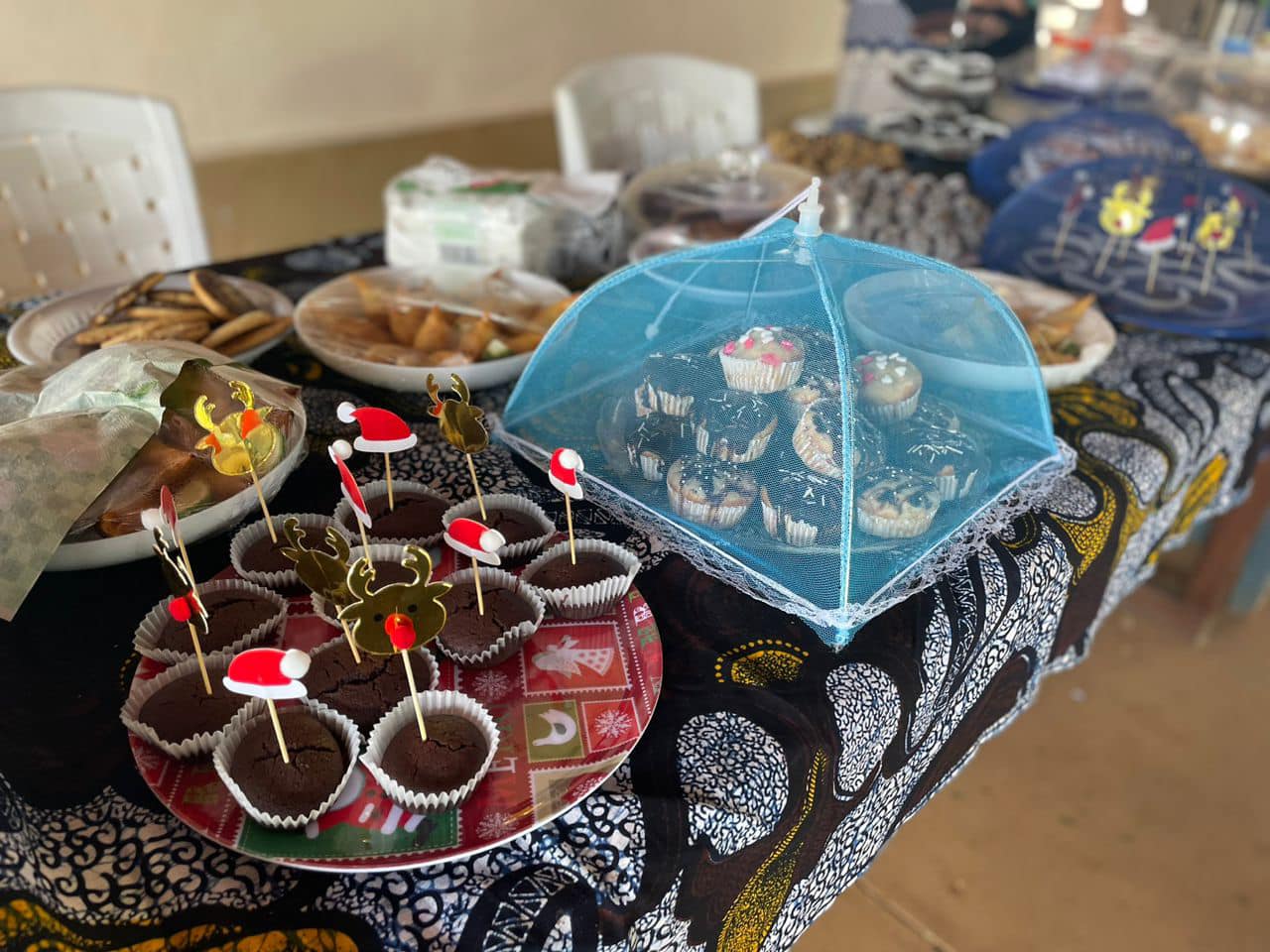 Baked goods at the PTA stand Christmas Fair
