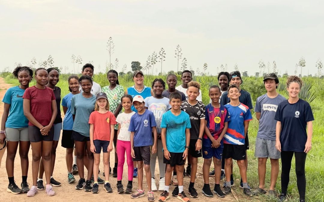 MIS Cross Country team at Kimamba Trails