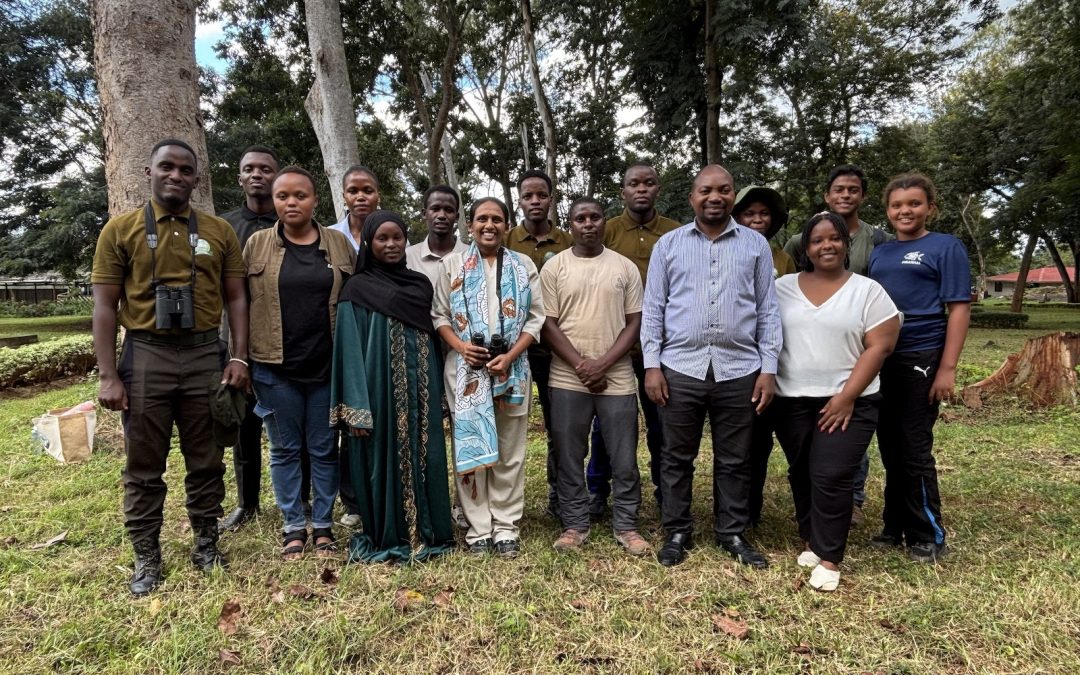 Students from the MIS Birding Club joined Nature Tanzania and Sokoine University researchers for a two-day eBird and sound recording workshop in Morogoro, contributing 103 species to the 2026 Big Year of African Sounds citizen science initiative.